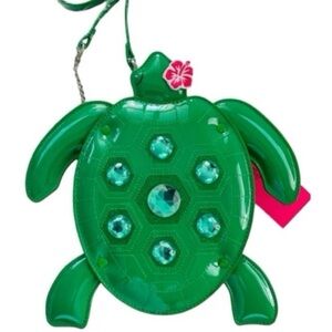 Betsey Johnson Green Sea Turtle XOShelly Crossbody Bag NWT